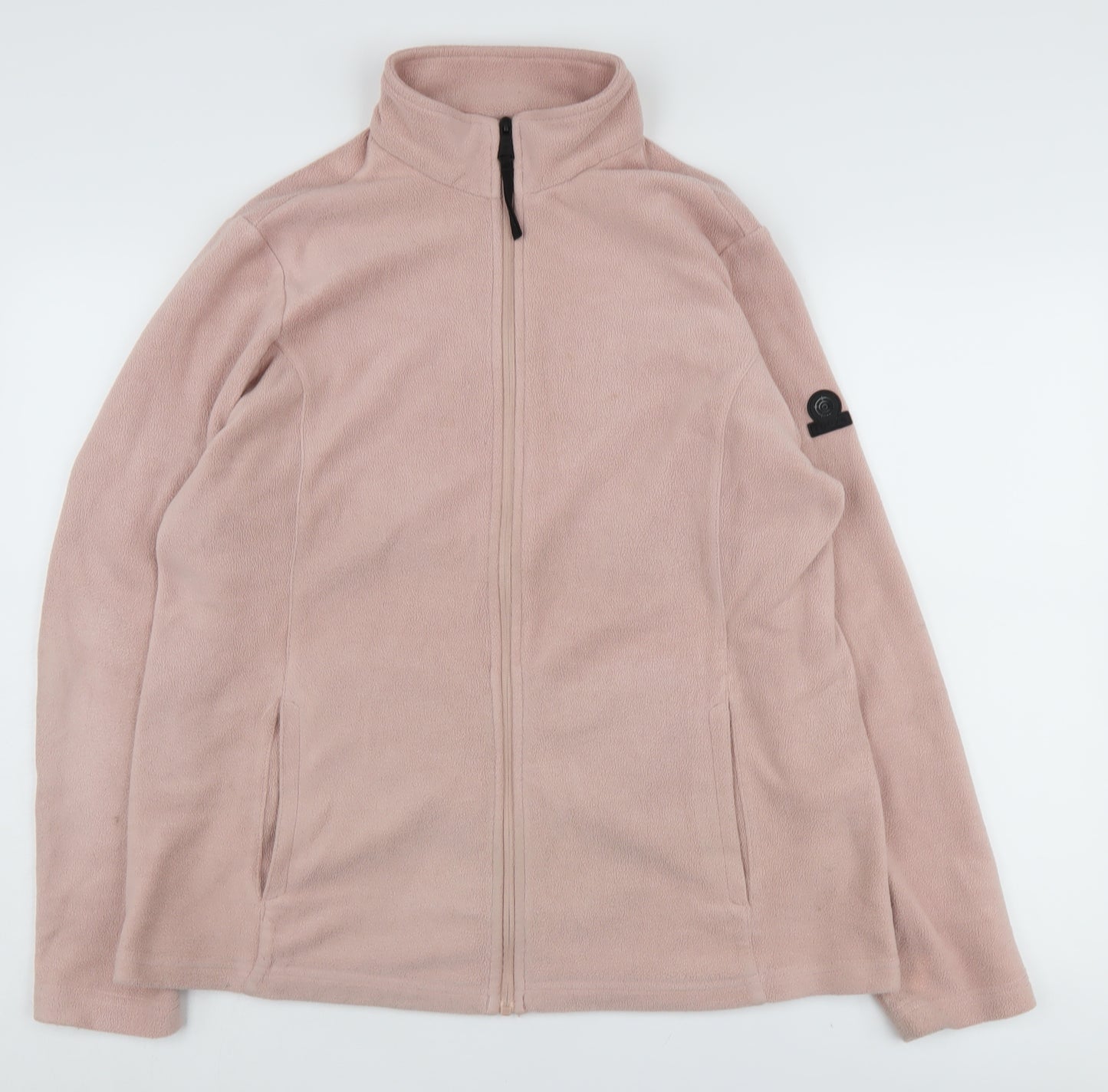 TOG24 Women's Pink Fleece Jacket Size 14 Regular Zip