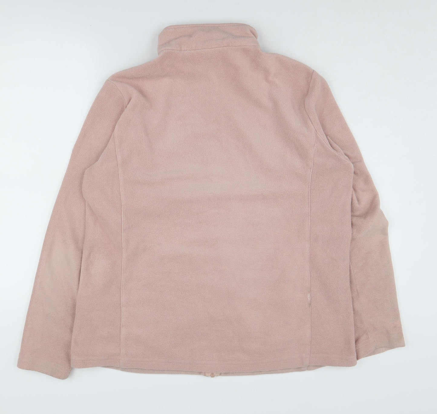 TOG24 Women's Pink Fleece Jacket Size 14 Regular Zip