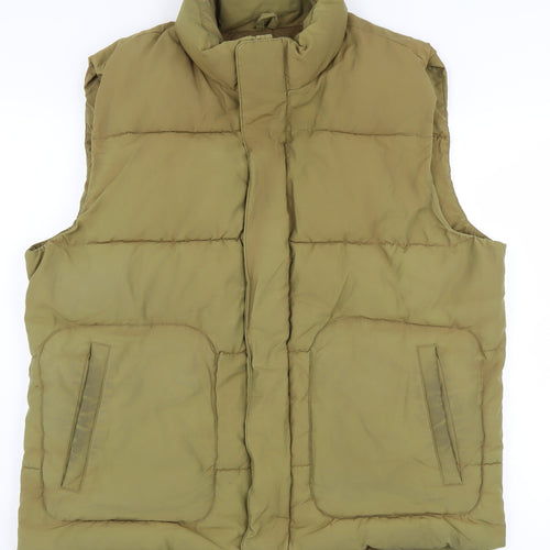 Gap Men's XL Green Puffer Waistcoat