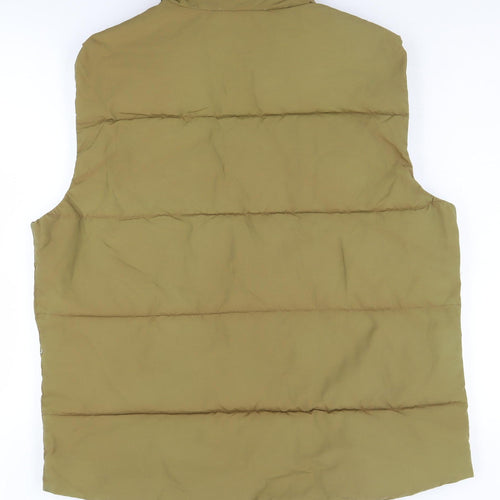 Gap Men's XL Green Puffer Waistcoat