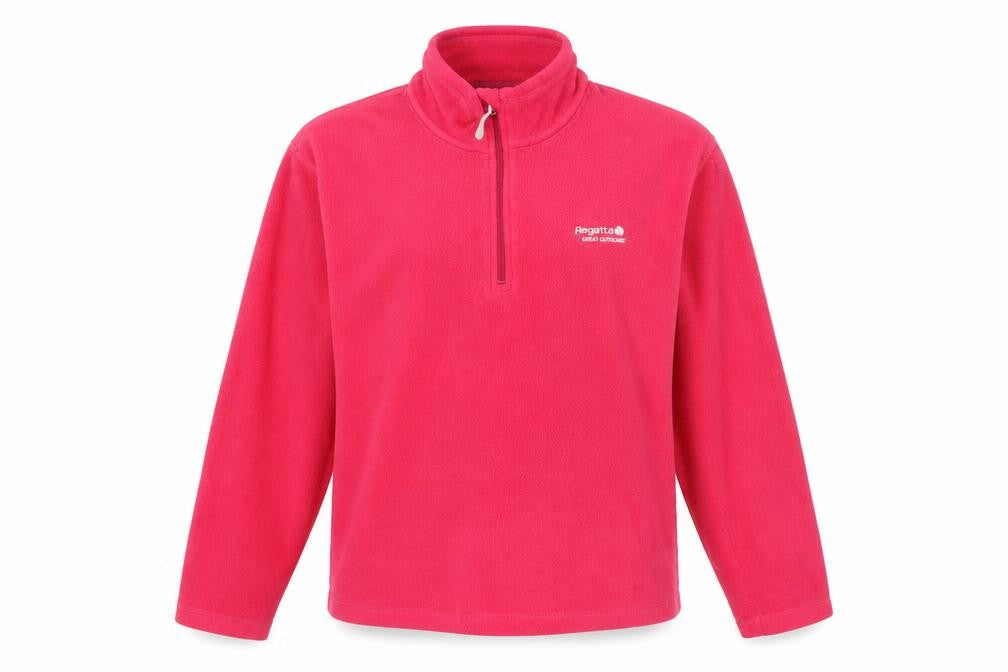Regatta Women's Red Fleece Zip Pullover - Size 12