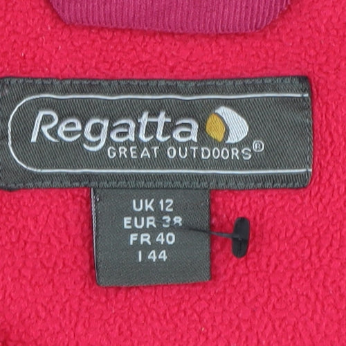 Regatta Women's Red Fleece Zip Pullover - Size 12