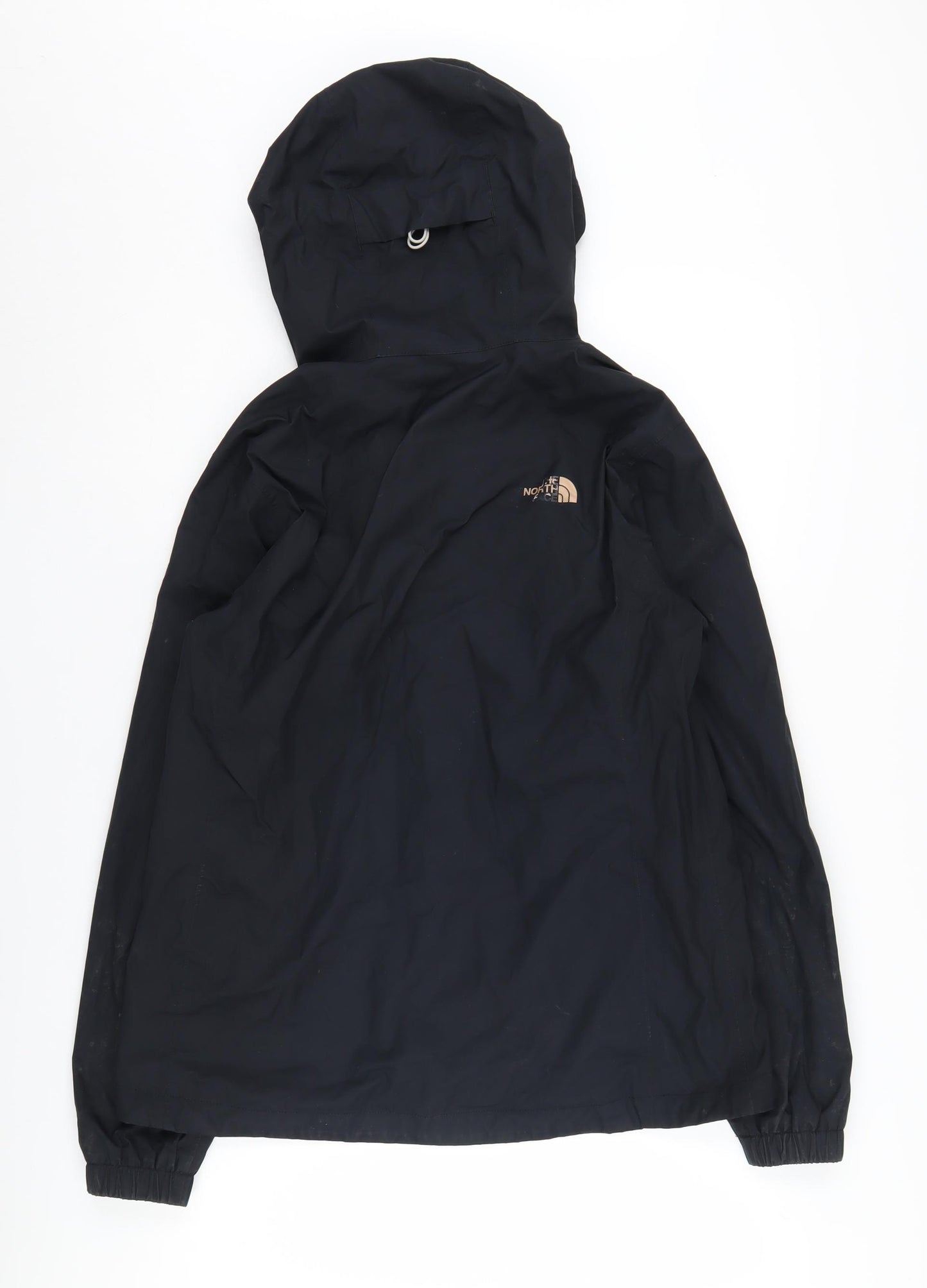 The North Face Women's Black Medium Hooded Rain Coat