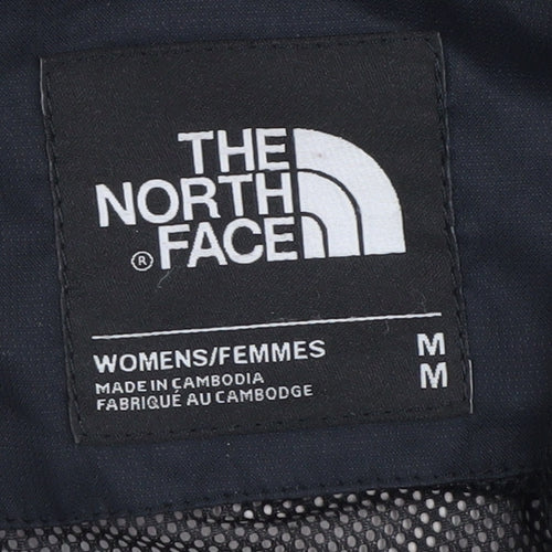The North Face Women's Black Medium Hooded Rain Coat