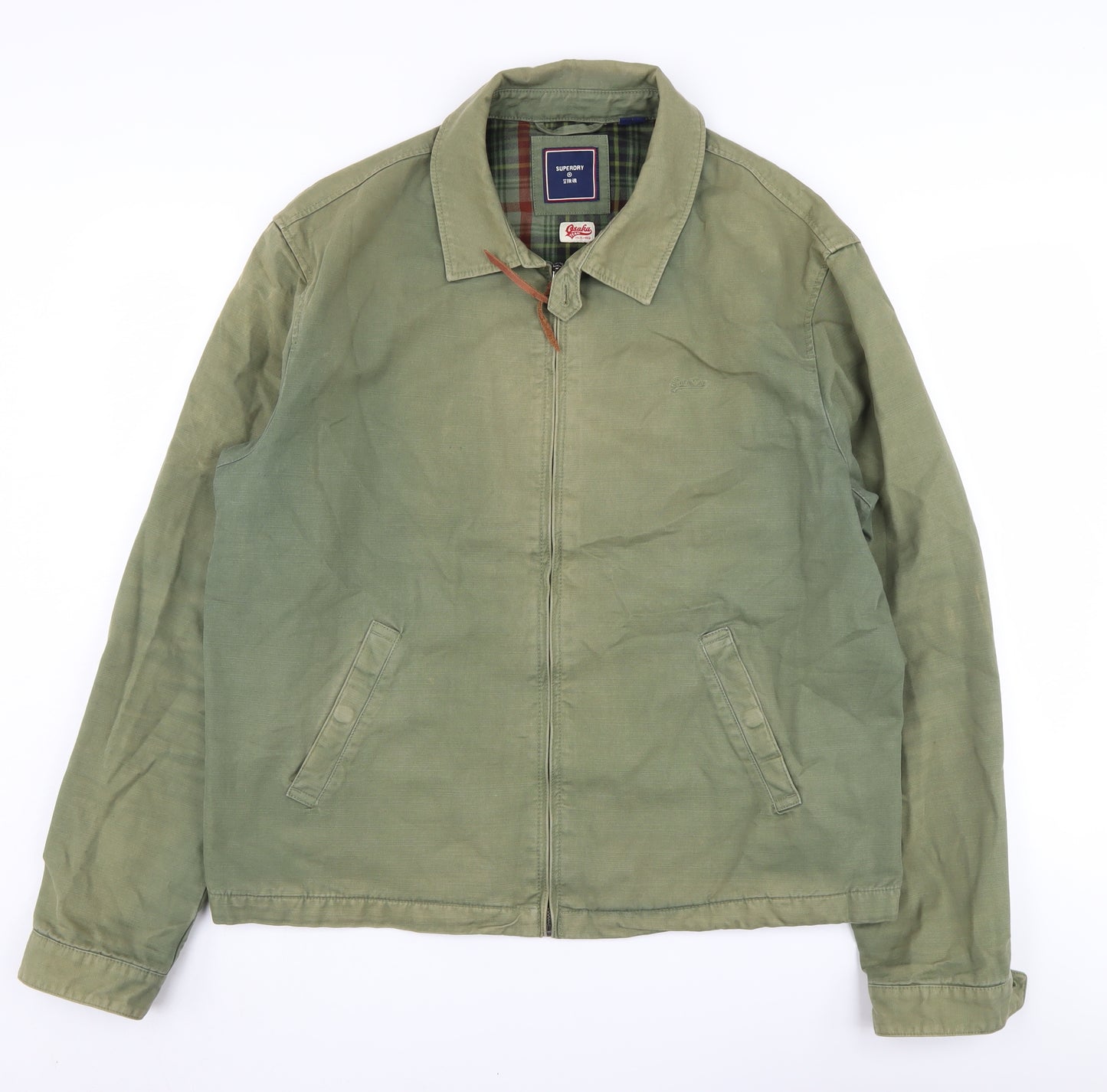 Superdry Men's Green XL Bomber Jacket