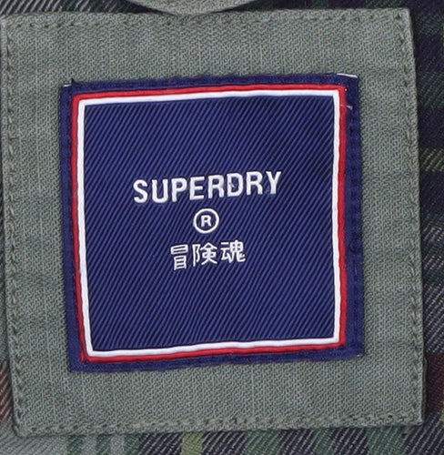 Superdry Men's Green XL Bomber Jacket