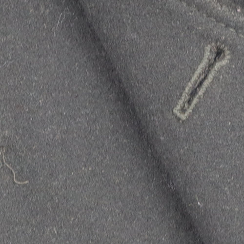 Next Women's Black Wool Pea Coat Size S