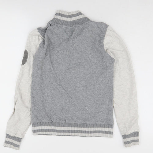ONLY Girls Grey Hooded Cardigan L - Casual Style