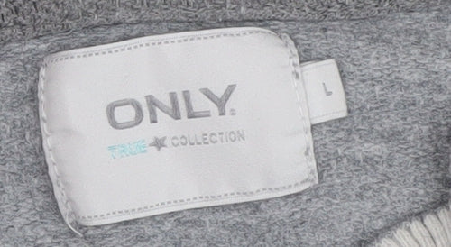 ONLY Girls Grey Hooded Cardigan L - Casual Style