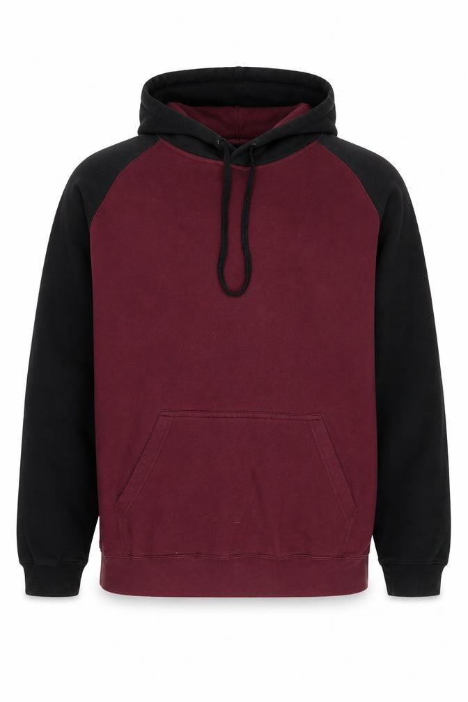 Front view of Bugle Boy Men's Multicoloured Pullover Hoodie L