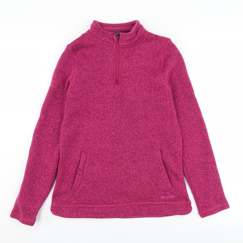 Weird Fish Women's Pink Pullover Sweatshirt Size 10 UK