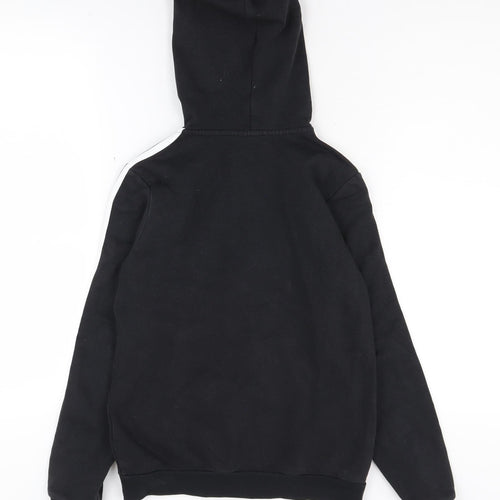 Adidas Boys Black Full Zip Hoodie - 11-12 Years