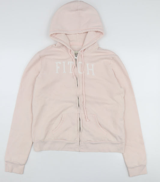 Abercrombie & Fitch Women’s Pink Full Zip Hoodie