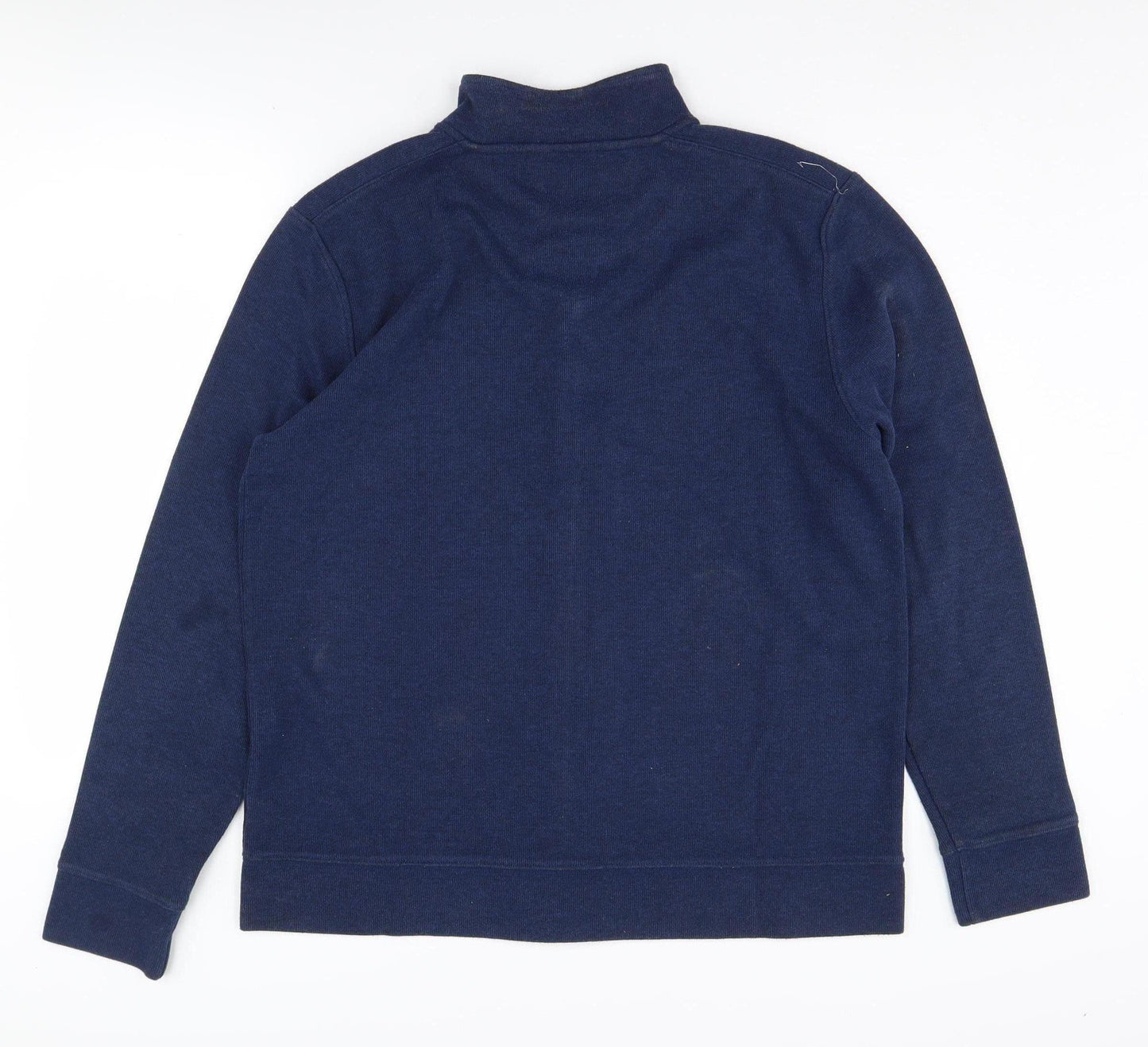 Lincoln Men's Blue Full Zip Jumper - Size L