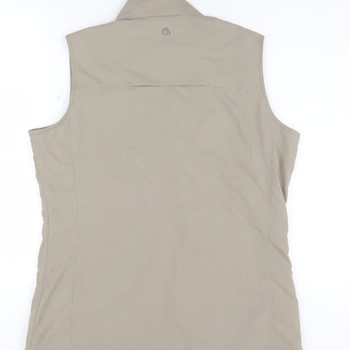 Craghoppers Men's Beige Waistcoat Size 12 with Zip