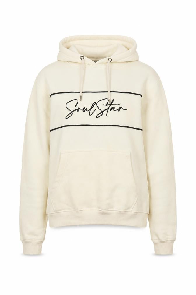 Front view of Soulstar Ivory unisex pullover hoodie s