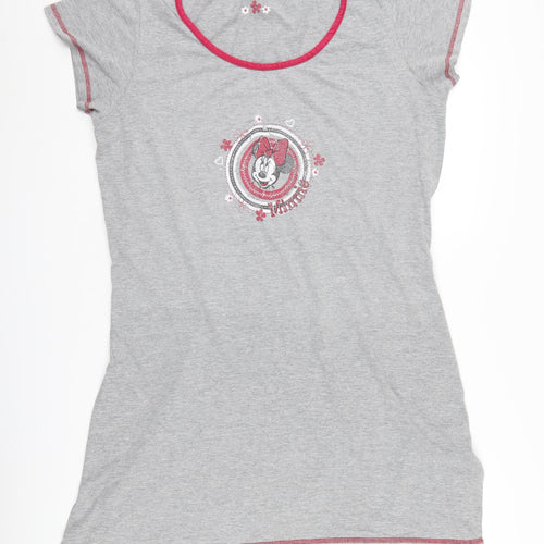 Disney Women Grey Minnie Mouse Nightshirt Size S