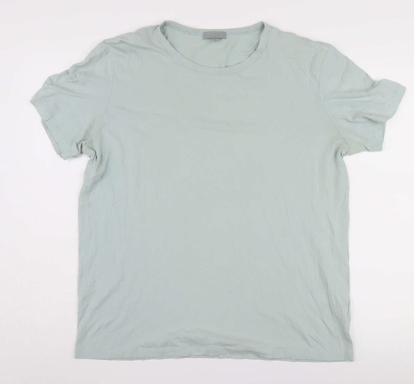 COS Green Cotton T-Shirt, Unisex L, Short Sleeve