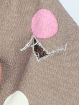 Little Joule Girls Brown Polka Dot Rain Coat, 8 Years