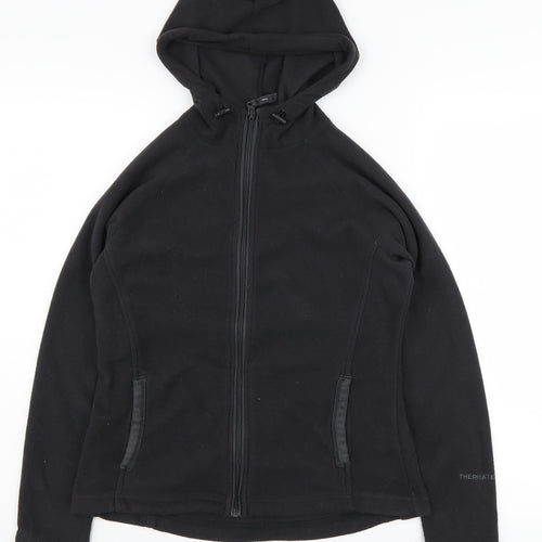 Peter Storm Women's Black Fleece Jacket, Size 10, Casual Outdoor