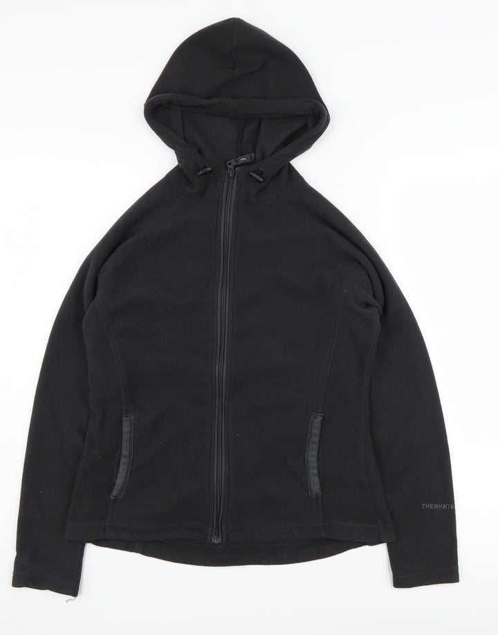 Peter Storm Women's Black Fleece Jacket, Size 10, Casual Outdoor