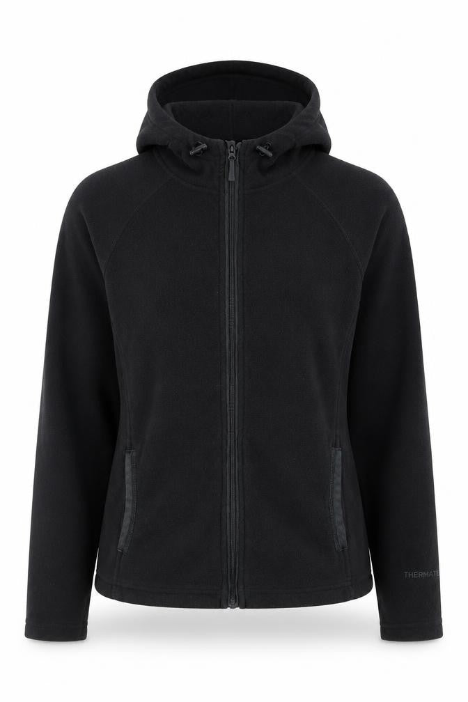 Peter Storm Women's Black Fleece Jacket, Size 10, Casual Outdoor