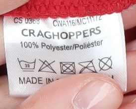 Craghoppers Women's Red 1/2 Zip Fleece Sweatshirt Size 18