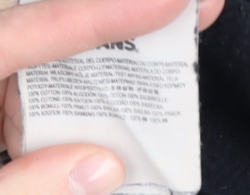 Vans Men's Black Pullover Hoodie - Medium