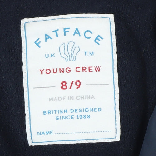 FatFace Boys Blue Windbreaker Jacket 8-9 Years