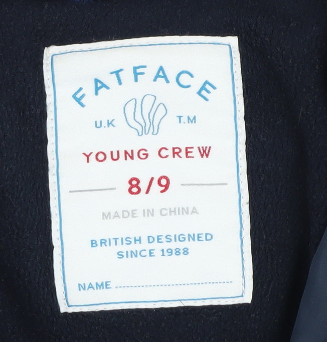 FatFace Boys Blue Windbreaker Jacket 8-9 Years