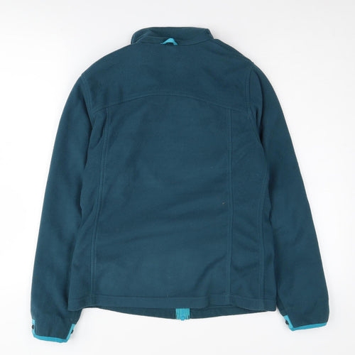 Decathlon Unisex Blue Fleece Jacket M Full Zip Casual
