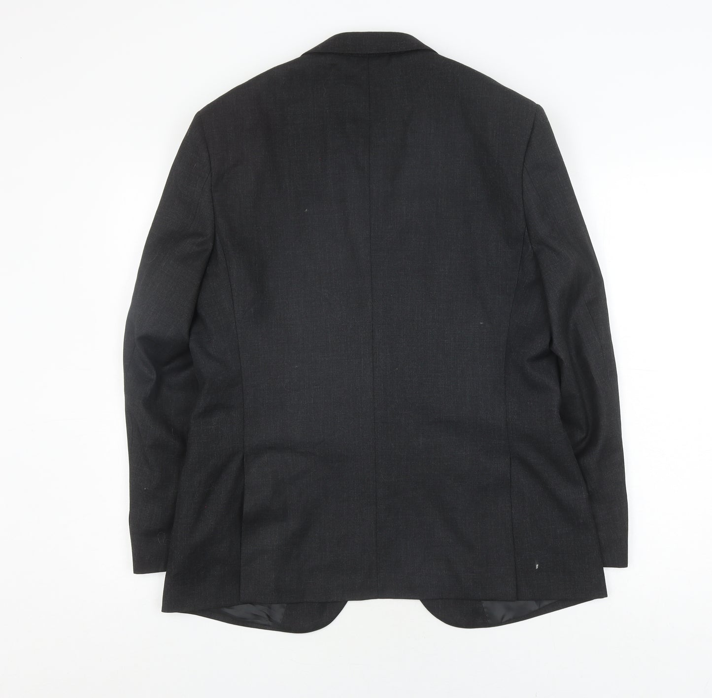 Frencheye Men's Black Blazer, Size 42R, Wool Blend