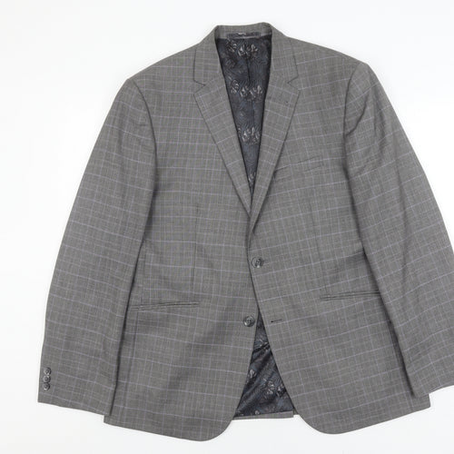 Taylor & Wright Men's Grey Check 42R Blazer