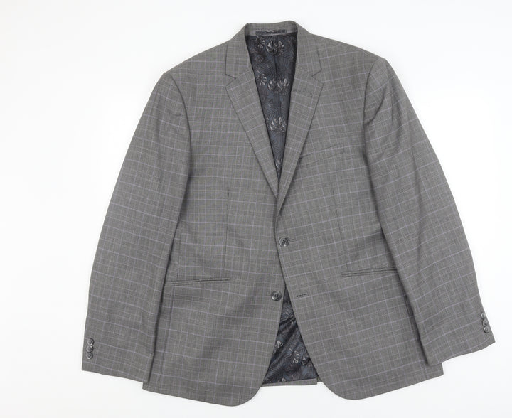 Taylor & Wright Men's Grey Check 42R Blazer