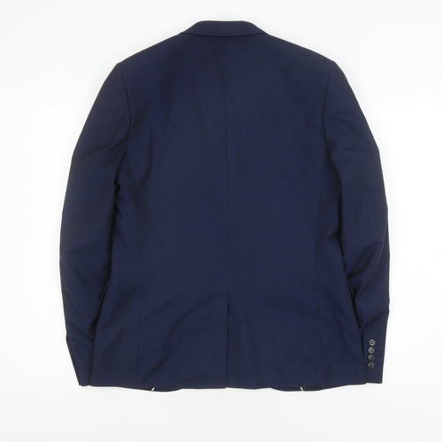 Topman Men's Blue Blazer, Size 40R