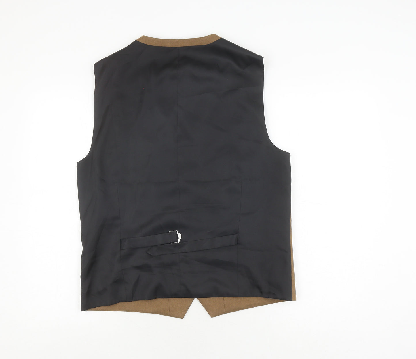 Next Men's Brown Suit Waistcoat - Chest 42R