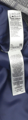 Marks and Spencer Men's Grey Plaid Blazer Size 44L