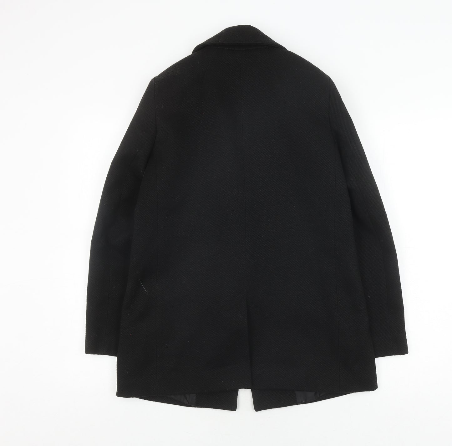 ASOS Women's Black Coat Size 6 - Stylish Winter Essential
