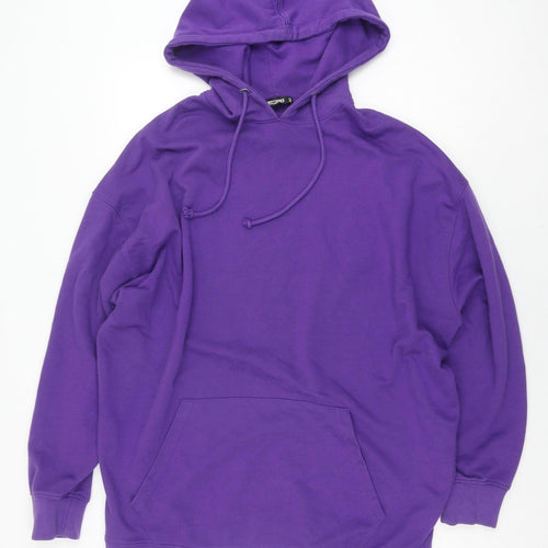 Missguided Women's Purple Pullover Hoodie, Size 12
