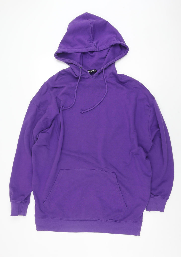 Missguided Women's Purple Pullover Hoodie, Size 12