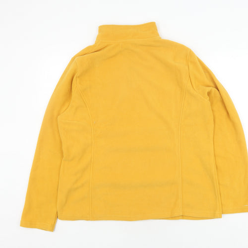 Atlas For Women Yellow Pullover Hoodie, Sz 16-18, Embroidered
