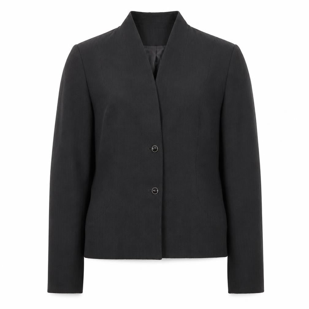 Front view of Minuet Women's Black Suit Jacket, size 14