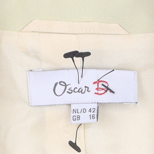 Oscar B Women's Ivory Blazer, Size 16