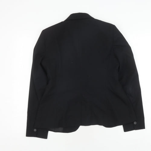 Zara Women's Black Blazer Size 10 Regular Fit Business