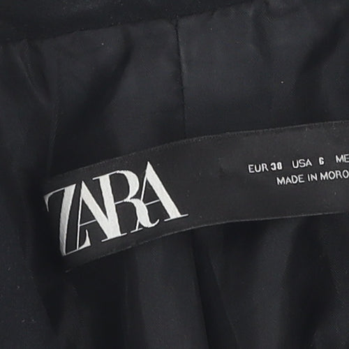 Zara Women's Black Blazer Size 10 Regular Fit Business