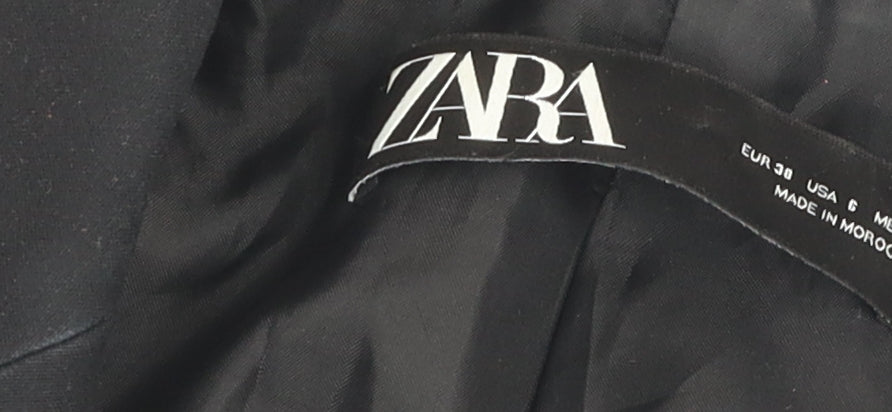 Zara Women's Black Blazer Size 10 Regular Fit Business