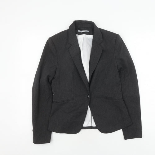 H&M Women's Black Regular Blazer Suit Jacket 8