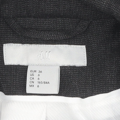 H&M Women's Black Regular Blazer Suit Jacket 8