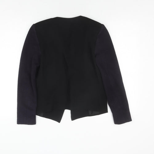 Topshop Women's Black Blazer, Size 10, Notch Lapel