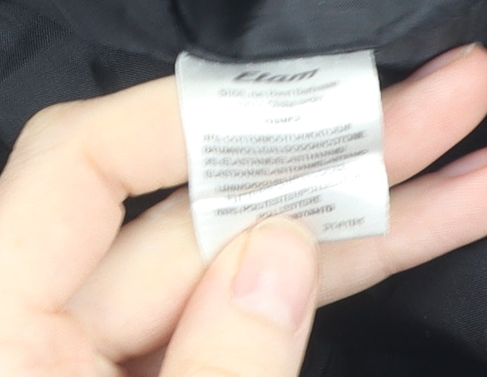 Etam Women's Black Trench Coat Size 12 Elegant & Versatile